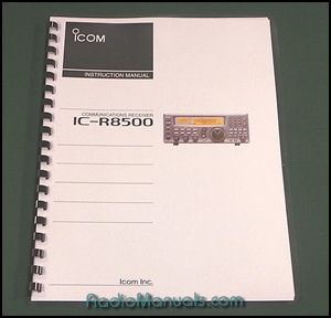 Icom IC-R8500 Instruction Manual Icom IC-R8500 Instruction Manual